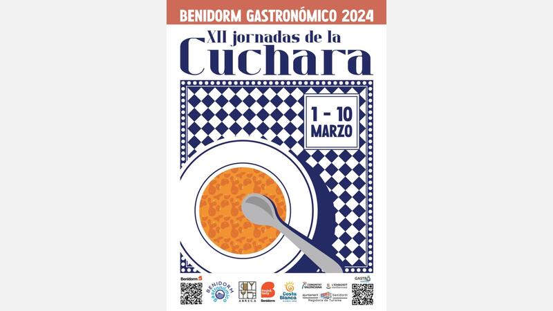 Cartel XII Jornadas de la Cuchara de Benidorm